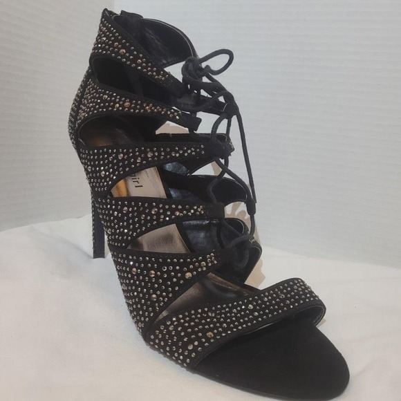 Madden Girl Shoes - MADDEN GIRL Dacey Rhinestone Stiletto Heels Size 11